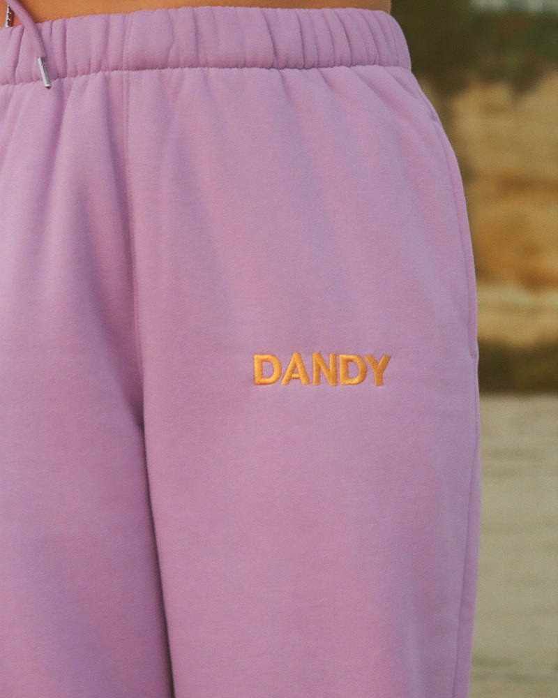 Dandy Gift Giving Sweatpants Purple | USA EM2-94169E23